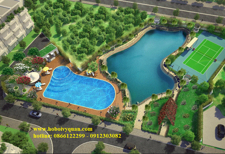 Bể bơi khu đô  thị Eden Rose – Thanh Trì – Hà Nội