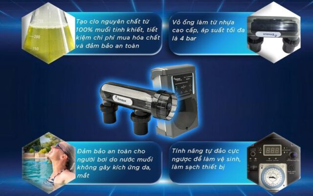 Chọn thiết bị bể bơi