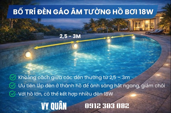 Cách chọn đèn hồ bơi