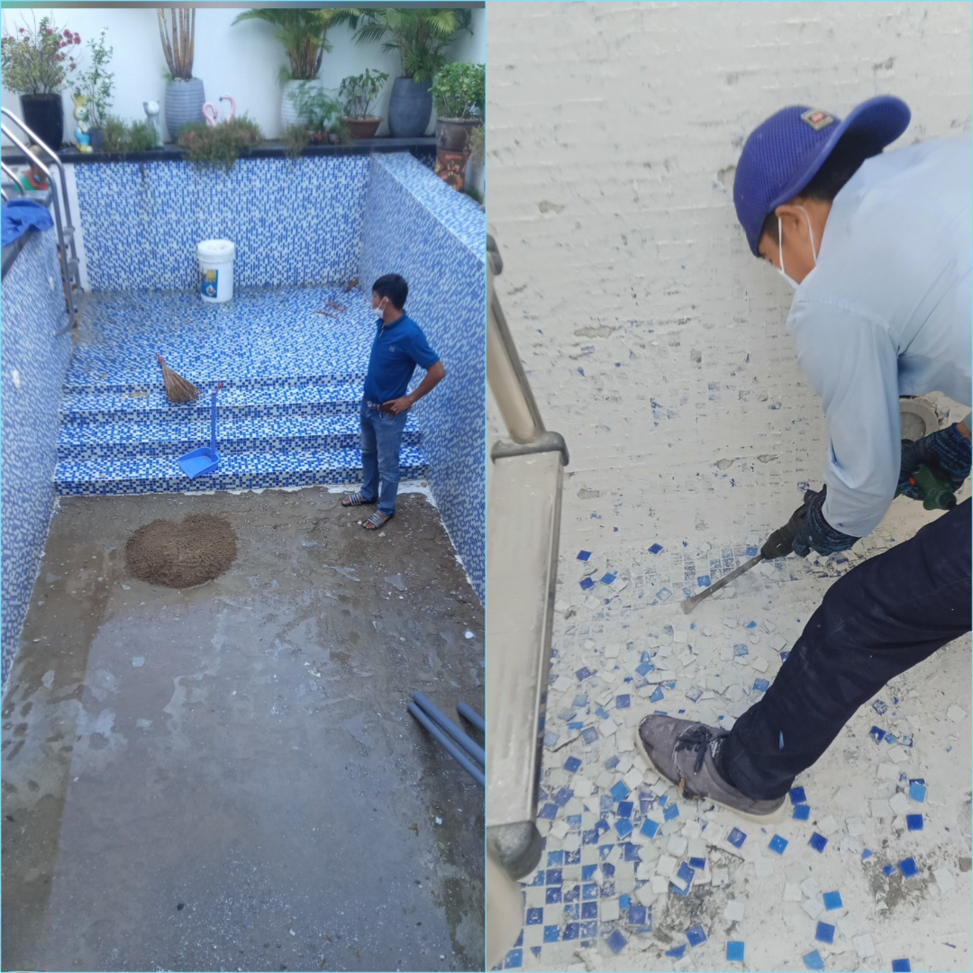 Sửa chữa hồ bơi