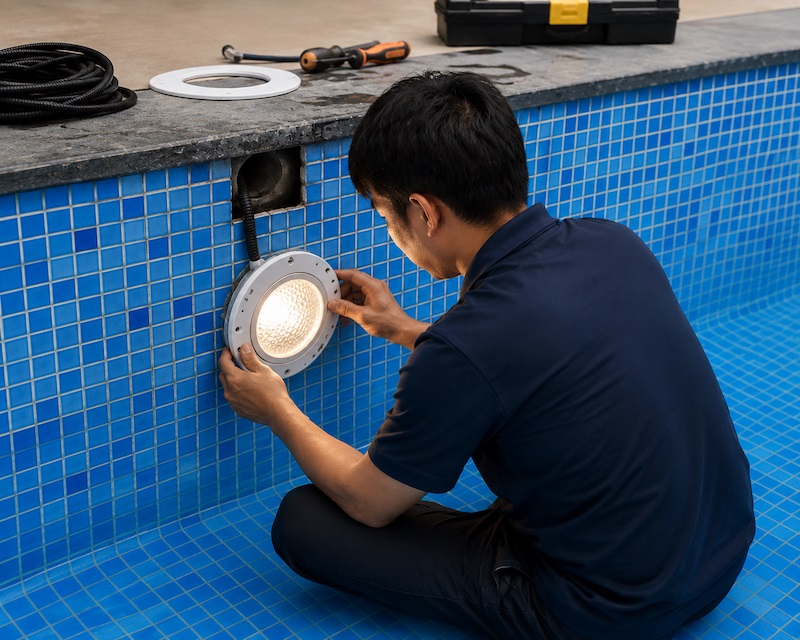 sửa chữa thay thế thiết bị hồ bơi 