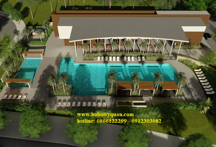 Bể bơi CLB Thảo Nguyên – Ecopark Hưng Yên