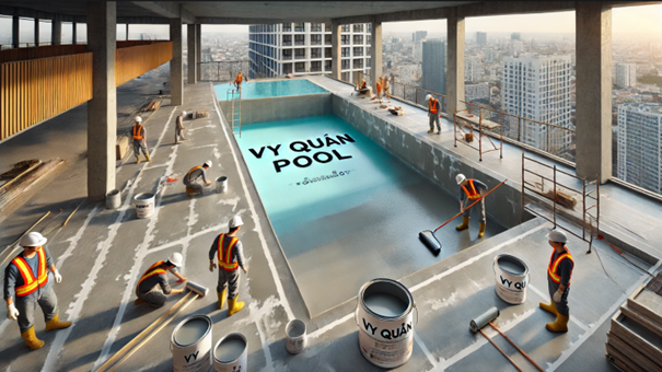 Chống thấm bể bơi triệt để – Bí quyết bảo vệ công trình bền vững