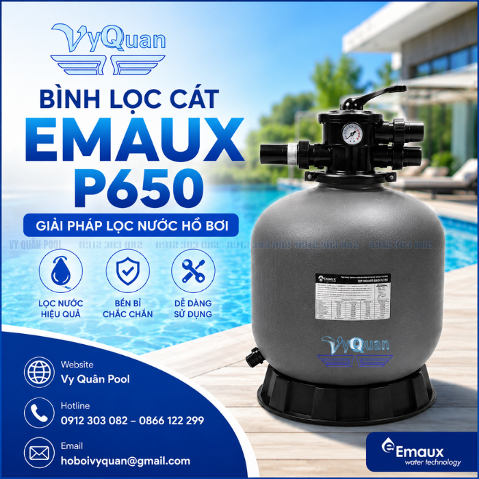 Bình lọc cát Emaux P650